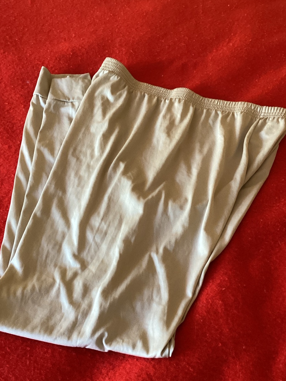 Men's Relaxed Elastic Waist long John’s  - Tan
